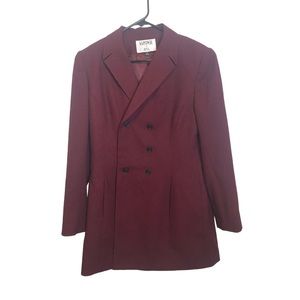 Kasper women jacket, wine red size 6